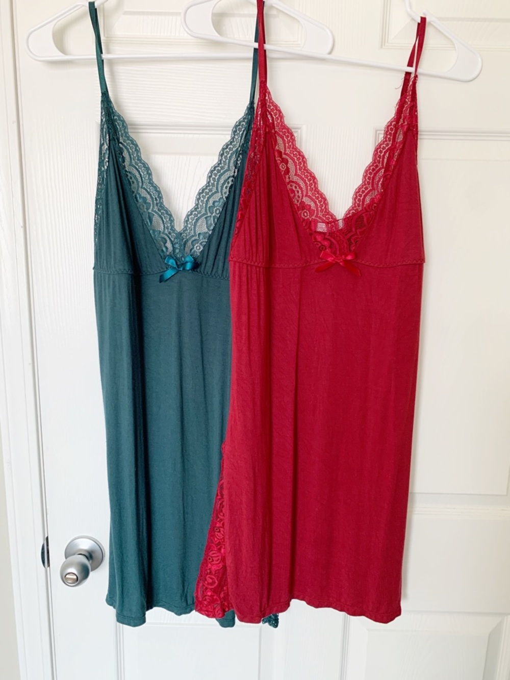 Set of 2 Avidlove Lingerie Nightgown Chemise